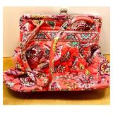 Collection of 9 Purse/Bag Collection Featuring Brighton, Vera Bradley, The Sak, Tignanello, & Talbots Brands