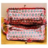 Collection of 9 Purse/Bag Collection Featuring Brighton, Vera Bradley, The Sak, Tignanello, & Talbots Brands