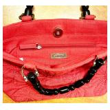 Collection of 9 Purse/Bag Collection Featuring Brighton, Vera Bradley, The Sak, Tignanello, & Talbots Brands