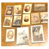 Vintage Family Photograph Album and Ephemera Collection with Old Books