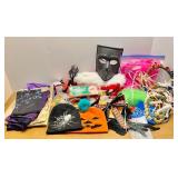 Large Costume / Dress up Accessory Lot with Hats, Masks, Scarves, Headbands, and Holiday Items SEE ALL PHOTOS