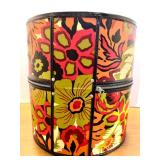 Wig with Stand, Super Pro Wig Head Holder, and Floral Hat Box Set