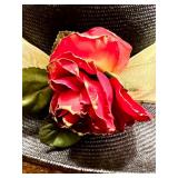 Collection of 4 Vintage Ladies Hats with Hat Stand