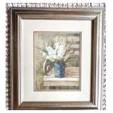 Mixed Lot Home Decor Accents Including Candle Holders, Artificial Plants, and Decorative Bowl Set