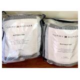 Twin Bedding Set with 2 Coleman Airbeds, 2 Tommy Hilfiger Mattress Pads, Sheets, and Comforter