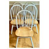 Wooden Round Kitchen Table with 5 Matching Chairs