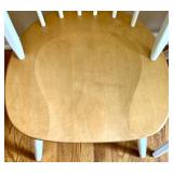 Wooden Round Kitchen Table with 5 Matching Chairs