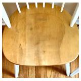 Wooden Round Kitchen Table with 5 Matching Chairs