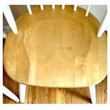 Wooden Round Kitchen Table with 5 Matching Chairs