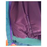 Columbia Gizzmo Purple and Teal Vintage Ski Jacket Mens Large