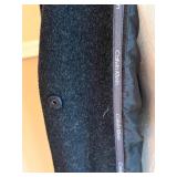 Calvin Klein Wool Blend Overcoat Size 2 Charcoal Gray