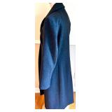 Calvin Klein Wool Blend Overcoat Size 2 Charcoal Gray