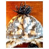 American Eagle Outfitters Faux Fur Trapper Hat with Ear Flaps and Pom Pom