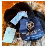 American Eagle Outfitters Faux Fur Trapper Hat with Ear Flaps and Pom Pom