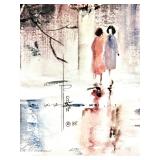 2 Watercolor Art Prints - Old St. Thomas Academy Building and Broadway Music Theatre Scene