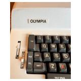 Olympia Electric Typewriter and Ibico 1232 Printing Calculator Set