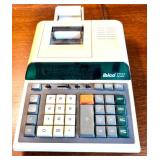 Olympia Electric Typewriter and Ibico 1232 Printing Calculator Set