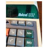 Olympia Electric Typewriter and Ibico 1232 Printing Calculator Set