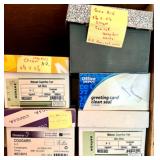 Large Office Supplies and Stationery Lot with File Folders, Notepads, Envelopes, Fasteners, and More