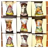 Set of 9 The Sound of Music Collector Plates by Edwin M Knowles w/ Boxes