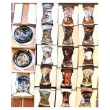 Collection of 18 Limited Edition Decorative Plates by Knowles, Norman Rockwell, Van Hygan & Smythe, and Other Makers