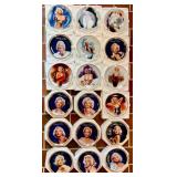 Collection of 18 Marilyn Monroe Collector Plates with Certificates