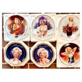 Collection of 18 Marilyn Monroe Collector Plates with Certificates