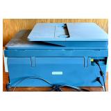 HP OfficeJet Pro 8025e All-in-One Printer and Black Desk Lamp