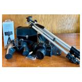 Bird Watching Set with Bausch & Lomb 8x36 Binoculars, Nippon AR-4392 Camera, Tripod, and Accessories