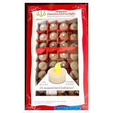 Large Assorted Lot of Candles, Tea Lights, Holders, and Flameless LED Tea Lights