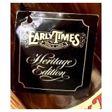 Early Times Heritage Edition Bottle, 5 Wooden Crates, and 4 Grolsch Swing-Top Bottles Collection