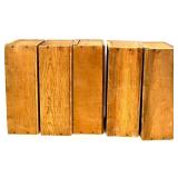 Early Times Heritage Edition Bottle, 5 Wooden Crates, and 4 Grolsch Swing-Top Bottles Collection