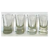 Collection of Assorted Clear Glass Shot and Cordial Glasses