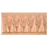 Collection of Assorted Clear Glass Shot and Cordial Glasses