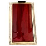 Heavy-Duty Vintage Style Tabletop Wine Bottle Corker with Ornate Metal Base and Wine Art