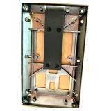 Heavy-Duty Vintage Style Tabletop Wine Bottle Corker with Ornate Metal Base and Wine Art