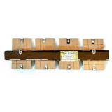 Heavy-Duty Vintage Style Tabletop Wine Bottle Corker with Ornate Metal Base and Wine Art