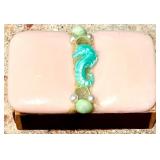 Large Collection of Vintage Matchbooks and Matchboxes with Decorative Seahorse Box