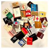 Large Collection of Vintage Matchbooks and Matchboxes with Decorative Seahorse Box