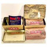 Large Collection of Vintage Matchbooks and Matchboxes with Decorative Seahorse Box