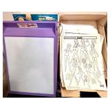 Vintage Board Games and Classic Toys Collection with Barbie Drawing Sets, Lincoln Logs, Pictionary and More