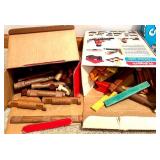 Vintage Board Games and Classic Toys Collection with Barbie Drawing Sets, Lincoln Logs, Pictionary and More