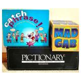 Vintage Board Games and Classic Toys Collection with Barbie Drawing Sets, Lincoln Logs, Pictionary and More