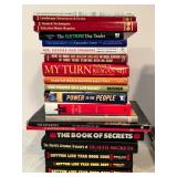 Large Collection of Financial, Health, and Self-Help Books with Choose To Be Rich Workbook Set