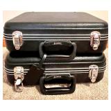 Collection of 11 Travel Bags, Brighton Canvas Bag, Luggage, and Briefcases Including Tumi, Barron