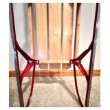 Flexible Flyer III Vintage Wooden Snow Sled with Steel Runners