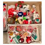 Large Collection of Assorted Christmas Ornaments and Holiday Decor