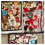 Large Collection of Assorted Christmas Ornaments and Holiday Decor