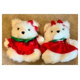 Large Collection of Christmas Daytons Plush Bears, Decorations, and Holiday Collectibles