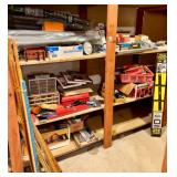 Large Lot of Hand Tools, Tool Organizers, Miter Box, Jet Torch Kit, and Hardware Storage, Vintage Tolls and Cabbage Slicer and so much more!!!